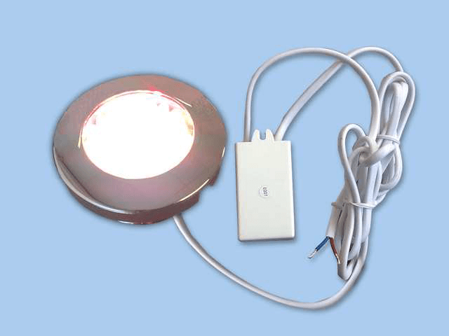 Stand-alone-Chrom-Lampe mit Transformator 220V/12V DC