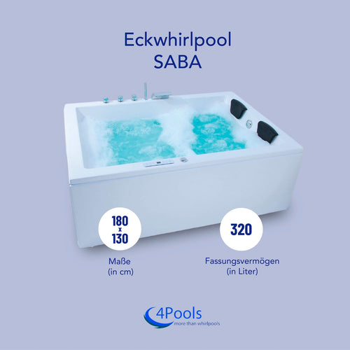 XXL Whirlpool SABA Premium - 24 Düsen