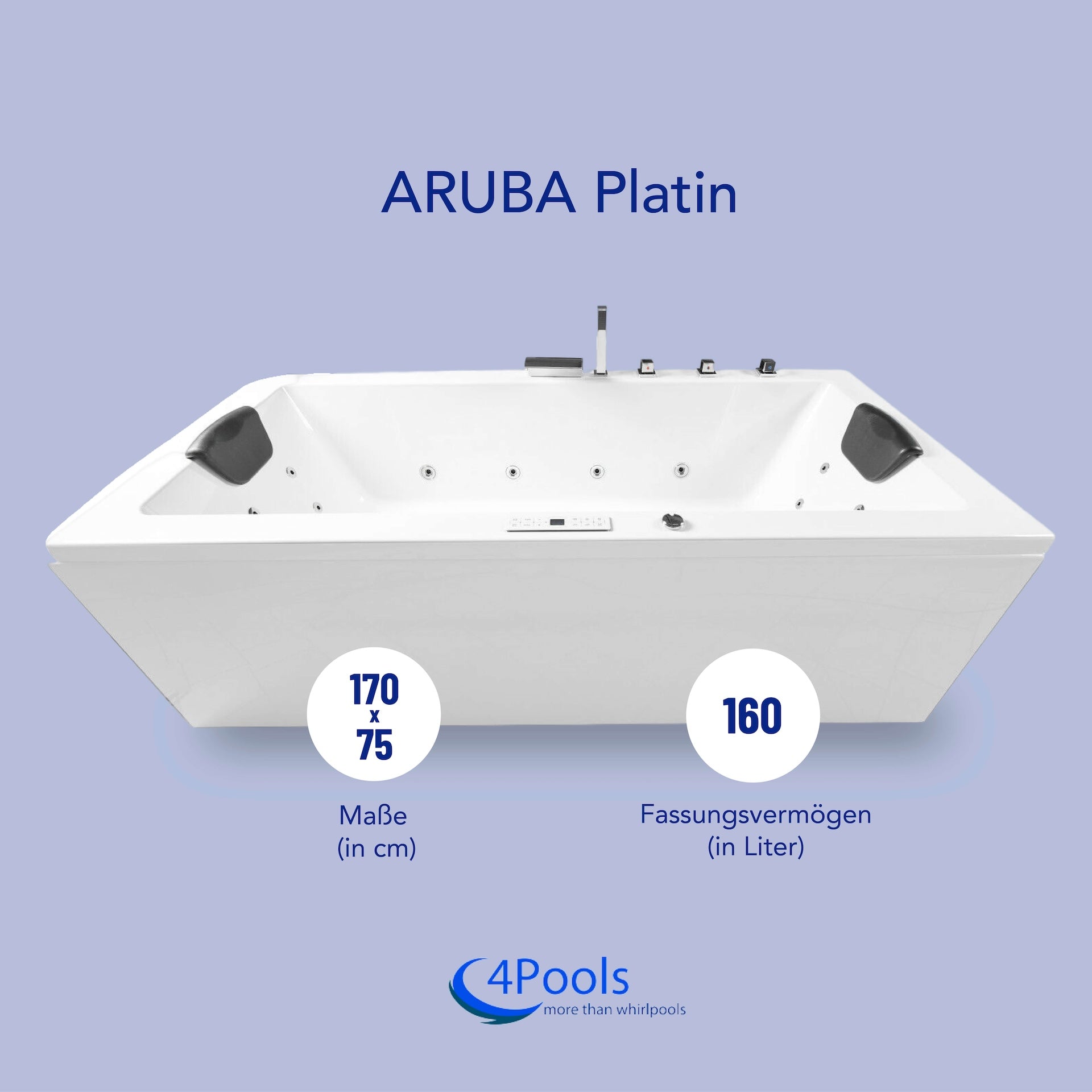 Whirlpool ARUBA Platin  -  31 Düsen