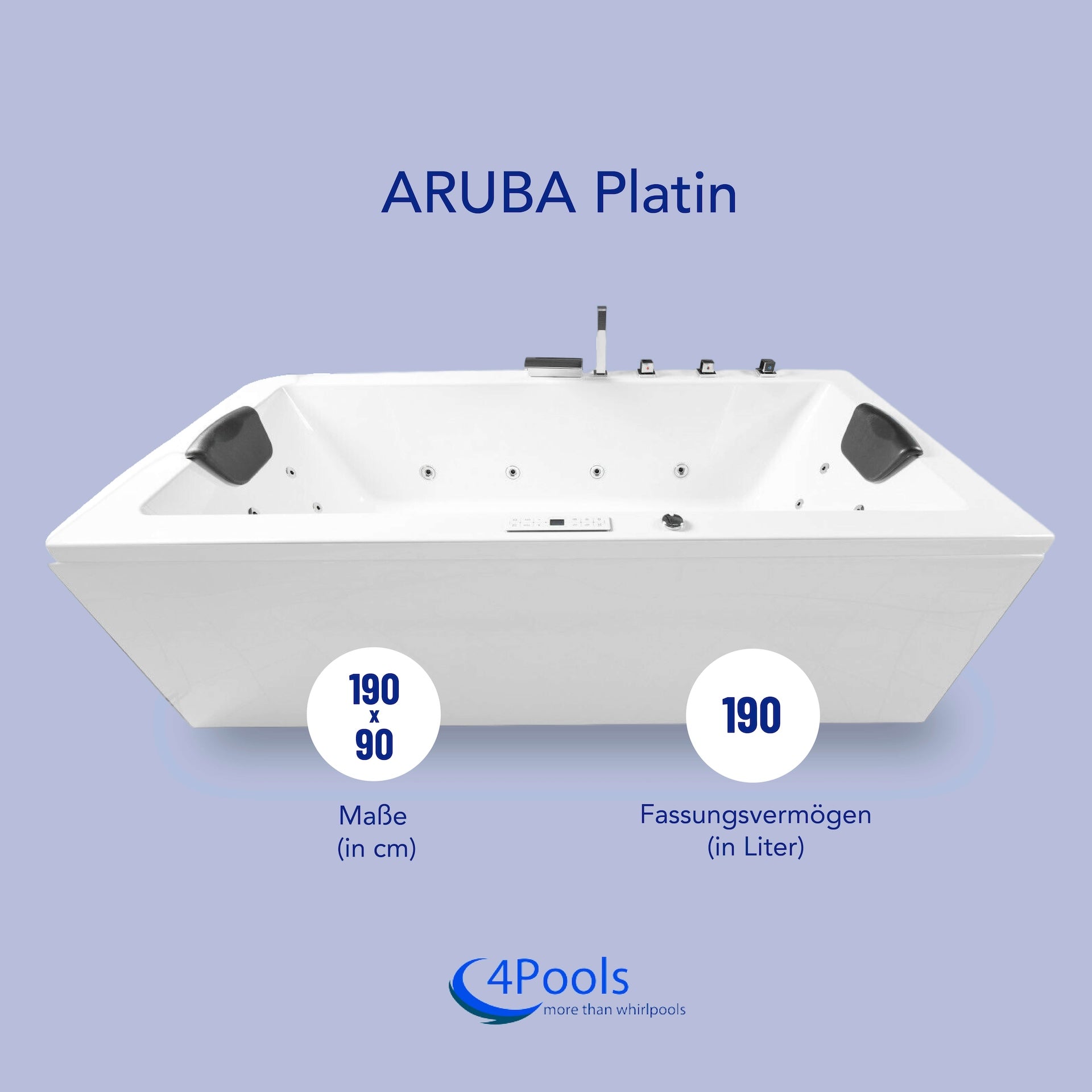 Whirlpool ARUBA Platin  -  31 Düsen