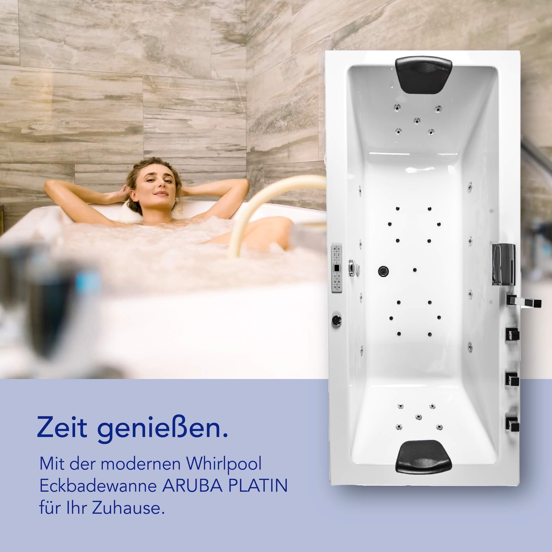 Whirlpool ARUBA Platin  -  31 Düsen