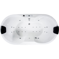 Oval Whirlpool BARBADOS Premium mit 30 Massagedüsen