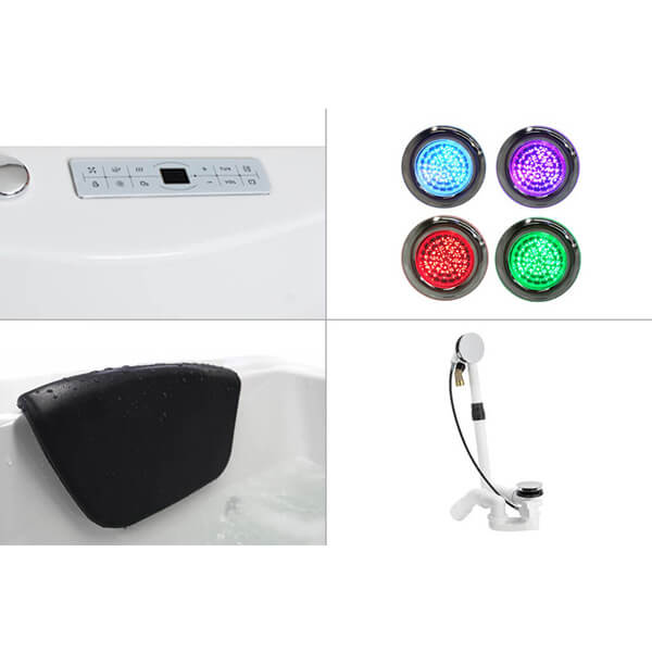Eck Whirlpool CURACAO Air 160 x 90